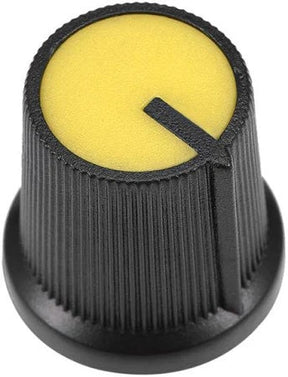 1/4 inch Yellow k Potentiometer Knobs TekShack