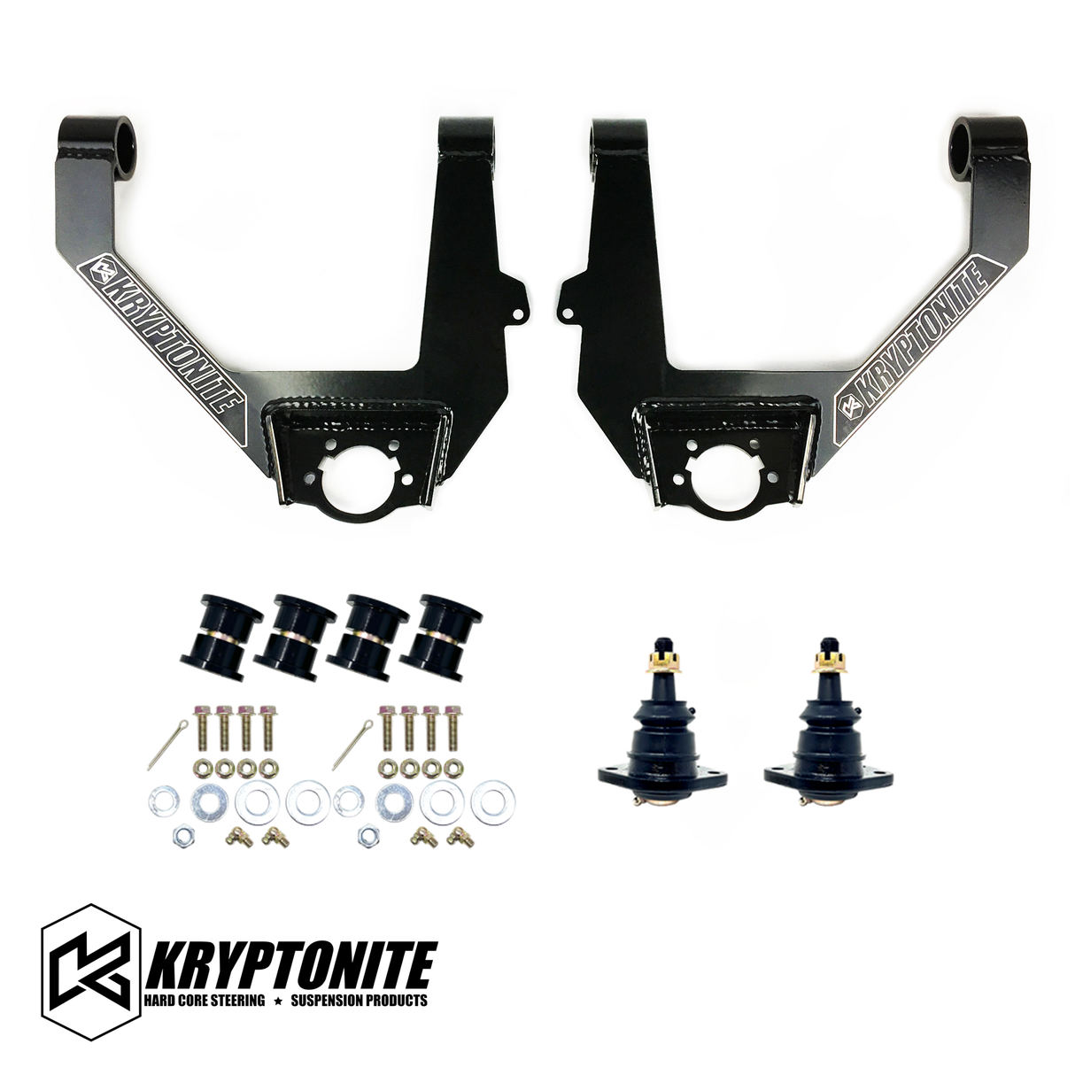 KRYPTONITE STAGE 3 LEVELING KIT WITH FOX SHOCKS FOR 2014–2018 1/2 TON 6-LUG CHEVY/GMC TRUCKS