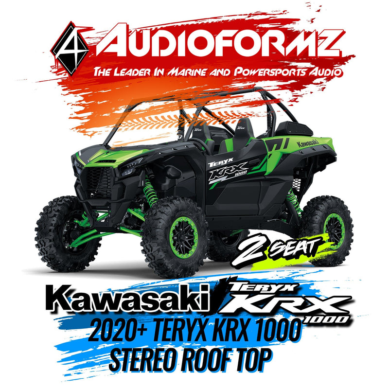 2020+ Kawasaki Teryx KRX 1000 Stereo Tops (2-Seat)