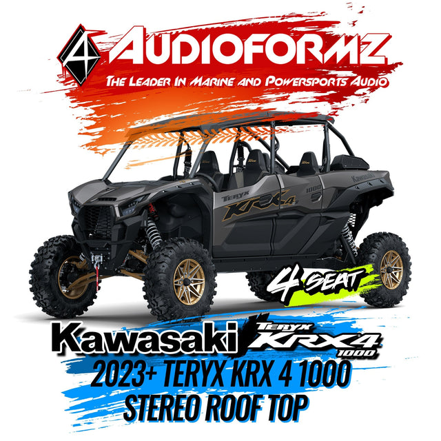 2023+ Kawasaki Teryx KRX 4 1000 Stereo Tops (4-Seat) Kawasaki