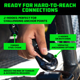 Car Tie-Down Lasso Straps (J-Hooks)