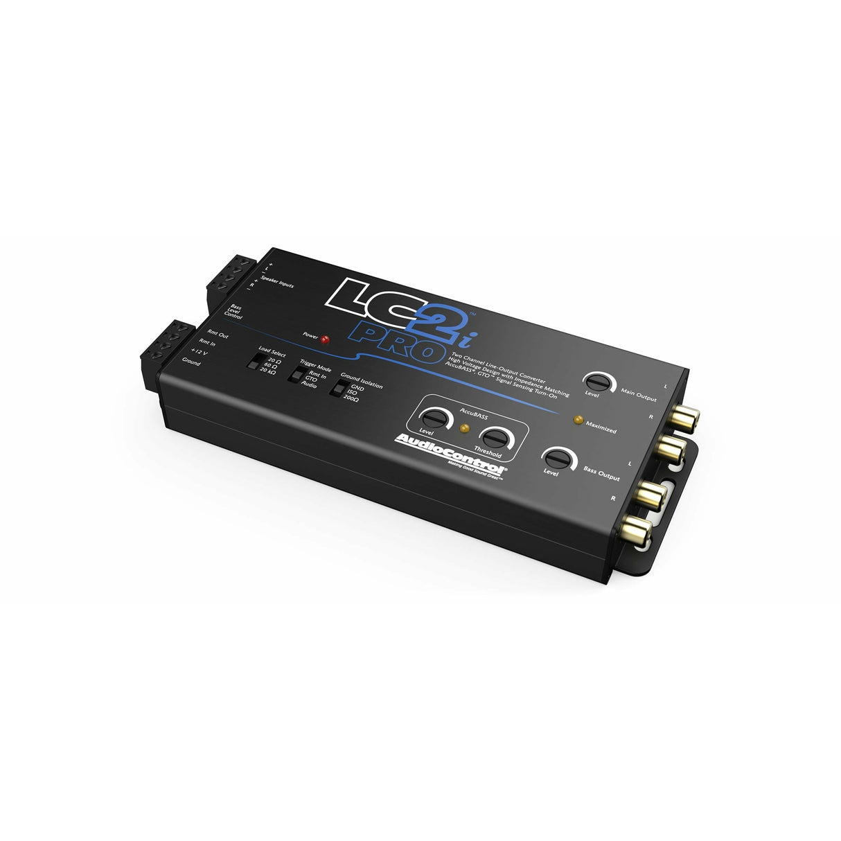 AudioControl LC2i PRO 2-Channel Line Output Convertor With Wired Remote Bass Level Control AudioControl