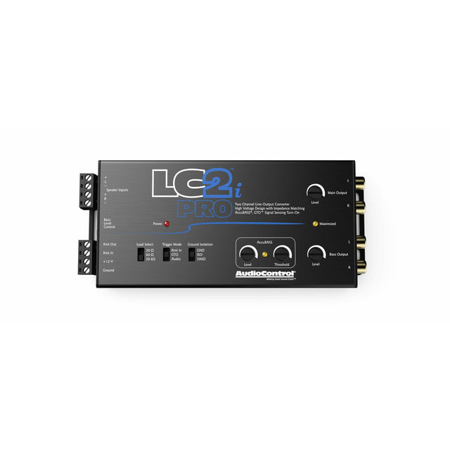 AudioControl LC2i PRO 2-Channel Line Output Convertor With Wired Remote Bass Level Control AudioControl