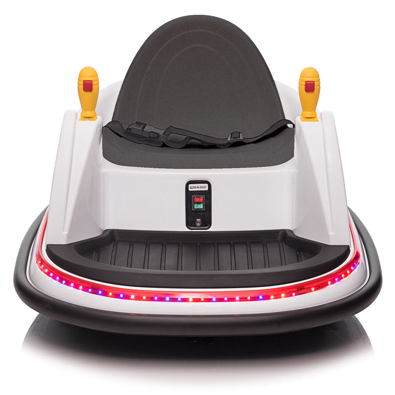 LEADZM 6V 7A.h Electric Bumper Car in White