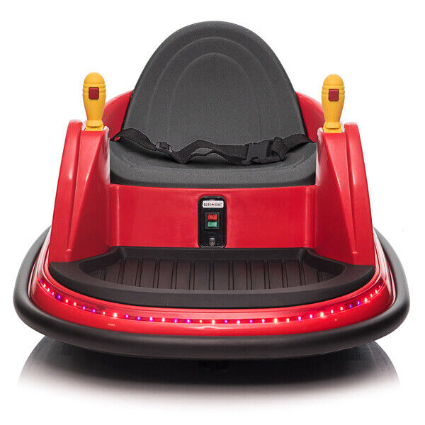 LEADZM 6V 7A.h Red Bumper Car - Electric Ride-On Toy for Kids