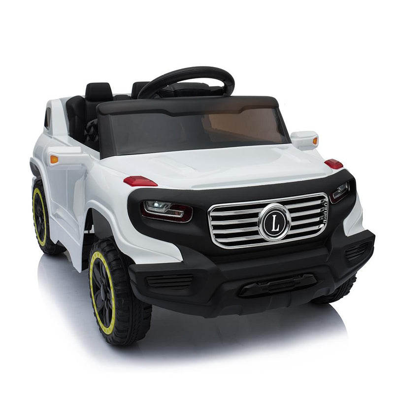 Leadzm Electric Kids Ride On Car with Remote Control, Music and Lights - Perfect Gift for Children