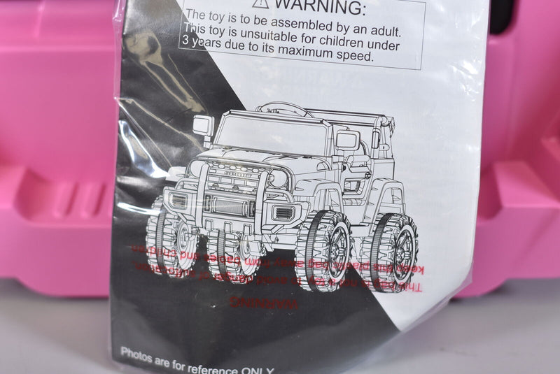 LEADZM LZ-922 Electric Car with Dual Drive and 2.4G Remote Control in Pink