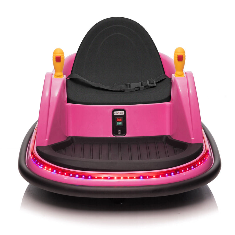LEADZM Pink Bumper Car - 6V 7A.h Battery Powered