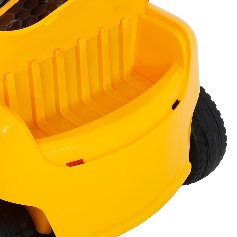 LED-Equipped Electric Forklift Toy with Battery-Powered Lifting Rod