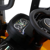 LED-Equipped Electric Forklift Toy with Battery-Powered Lifting Rod
