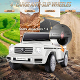 Mercedes-Benz G500 Licensed Electric Kids Ride-On Car with Remote Control and LED Lights - 12V