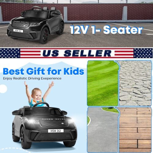 Licensed 12V Rover Electric Ride-On Car for Kids with Remote Control and Music Player