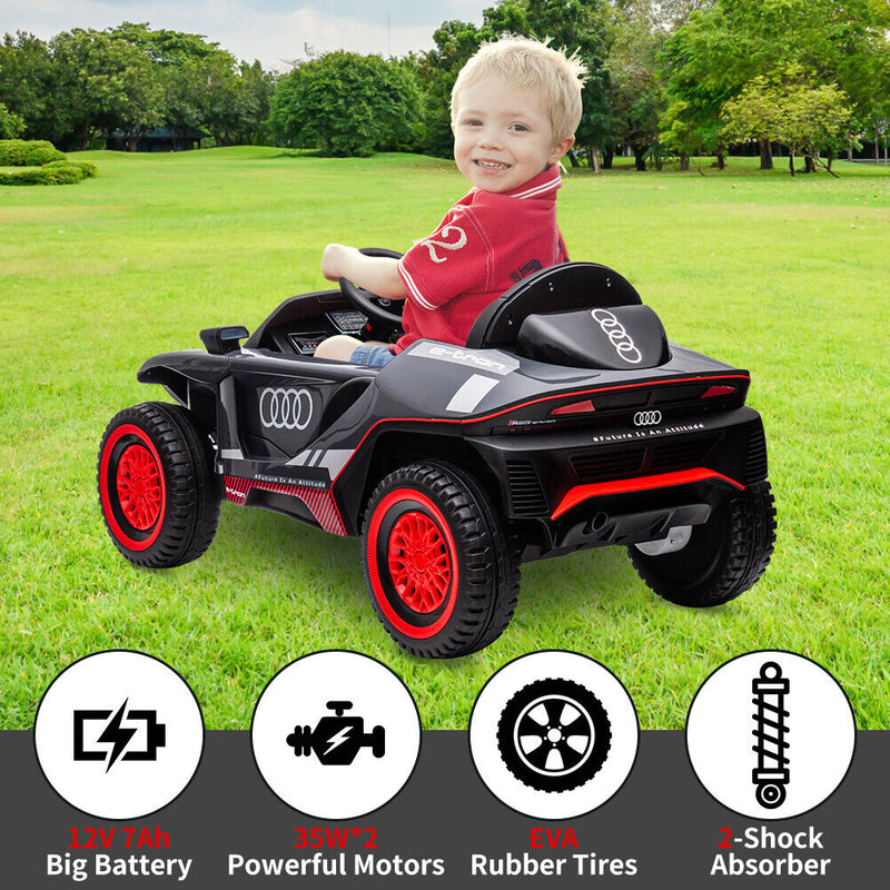 Licensed 12V Sporting Car for Kids with Remote Control and 2 Speed Options