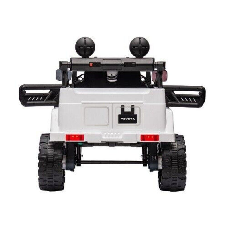 Licensed 12V Toyota FJ Cruiser Electric Ride-On Car for Kids with Remote Control and LED Lights