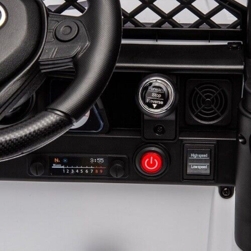 Licensed 12V Toyota FJ Cruiser Electric Ride-On Car for Kids with Remote Control and LED Lights