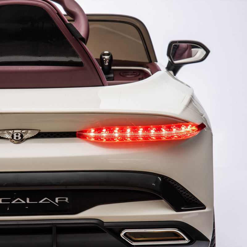 Licensed 2.4G Electric 12V Kids Ride On Car with 3 Speeds - Bentley Green