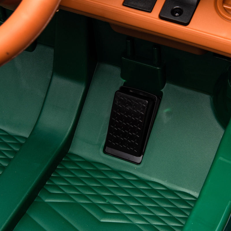 Licensed 2.4G Electric 12V Kids Ride On Car with 3 Speeds - Bentley Green