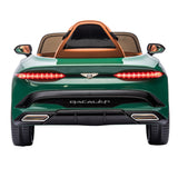 Licensed 2.4G Electric 12V Kids Ride On Car with 3 Speeds - Bentley Green