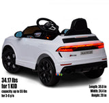 Licensed Audi 12V Electric Ride-On Car for Kids with Remote Control and MP3 Player - Available in Multiple Colors
