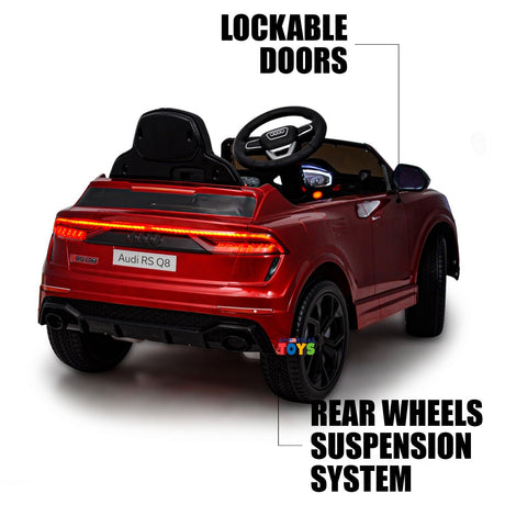 Licensed Audi 12V Electric Ride-On Car for Kids with Remote Control and MP3 Player - Available in Multiple Colors