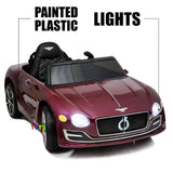 Licensed Bentley 12V Ride On Car with Radio, Remote Control, MP3 Player - Available in Multiple Colors for Kids