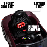 Licensed Bentley 12V Ride On Car with Radio, Remote Control, MP3 Player - Available in Multiple Colors for Kids