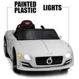 Licensed Bentley 12V Ride On Car with Radio, Remote Control, MP3 Player - Available in Multiple Colors for Kids