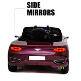 Licensed Bentley 12V Ride On Car with Radio, Remote Control, MP3 Player - Available in Multiple Colors for Kids