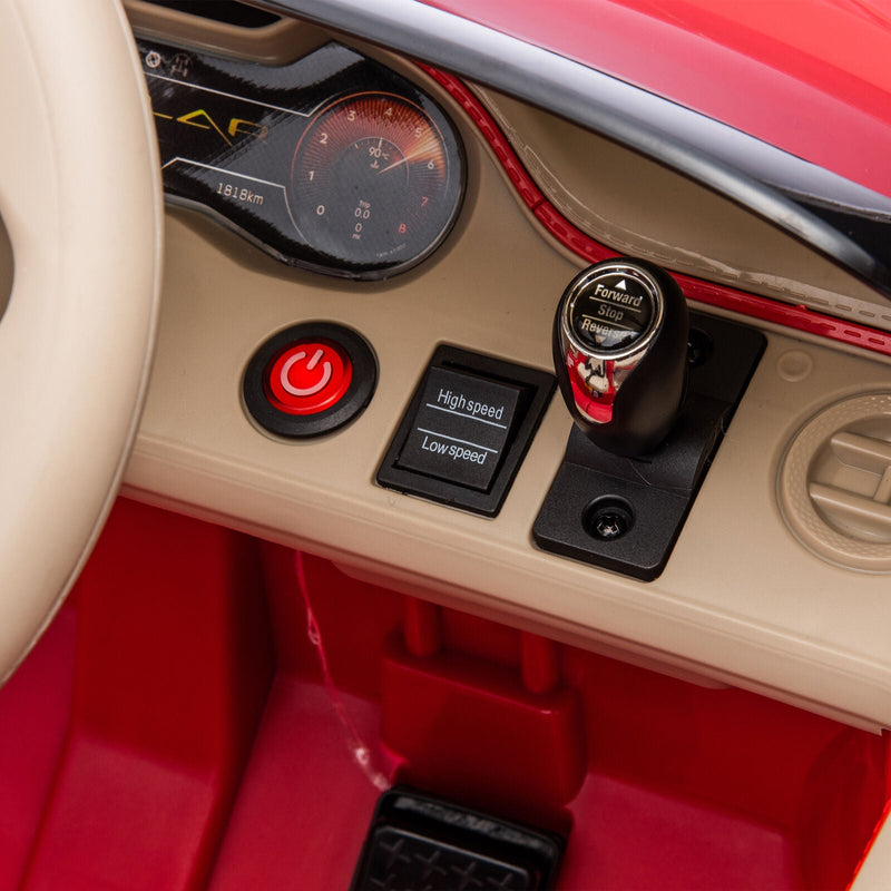 Licensed Bentley 2.4G Electric Ride-On Car for Kids - 3 Speeds, Remote Control, 12V Battery, Red