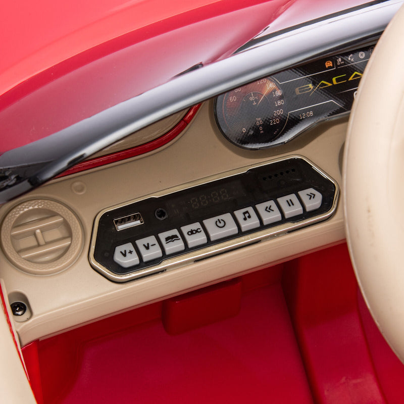 Licensed Bentley 2.4G Electric Ride-On Car for Kids - 3 Speeds, Remote Control, 12V Battery, Red