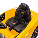 Licensed Bentley 2.4G Kids Ride On Car with Remote Control, 3 Speeds, and 12V Battery in Yellow