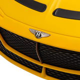 Licensed Bentley 2.4G Kids Ride On Car with Remote Control, 3 Speeds, and 12V Battery in Yellow