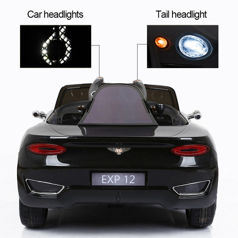 12V Licensed Bentley Electric Kids Ride On Car with Remote Control and LED Lights