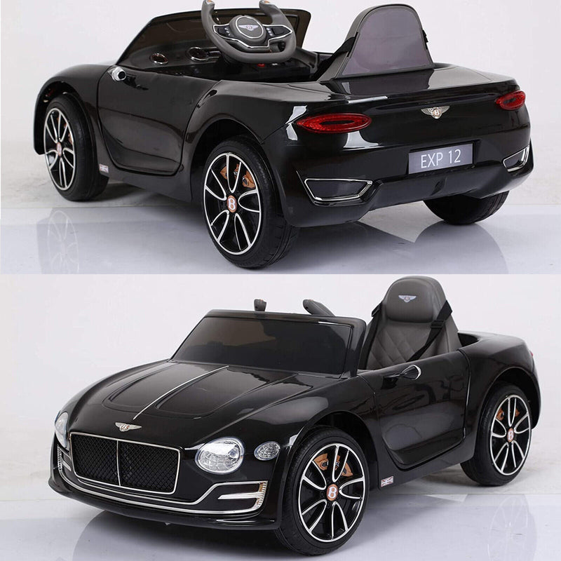 12V Electric Kids Ride On Car with LED Lights - Bentley EXP12 Inspired Design
