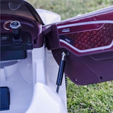 White Bentley Style Kids Electric Ride On Car with Remote Control - Perfect Gift for Little Drivers