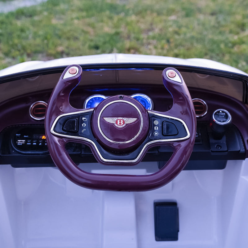 Licensed Bentley Kids Ride-On Car with Remote Control - Battery Powered Electric Toy