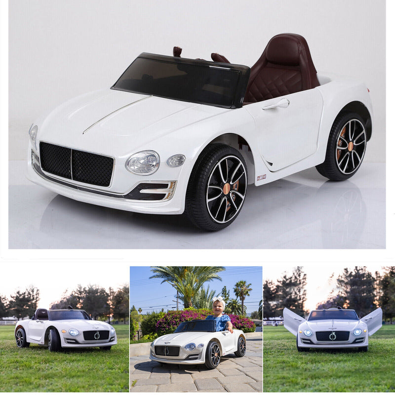 12V Licensed Bentley Electric Kids Ride On Car with Remote Control - Suitable for Ages 3-8 Years