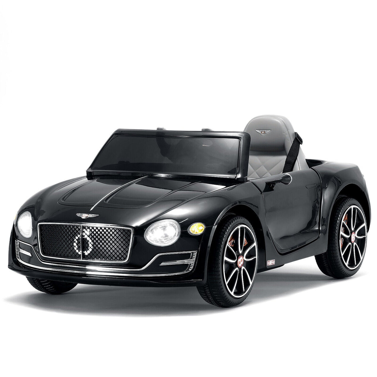 Licensed Bentley Style 12V Electric Ride-On Car for Kids with Remote Control and MP3 Player - Perfect Gift for Kids