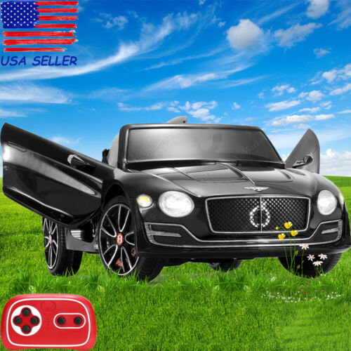 Licensed Bently Style 12V Electric Ride-On Car for Kids with Remote Control, LED Lights, and MP3 Player