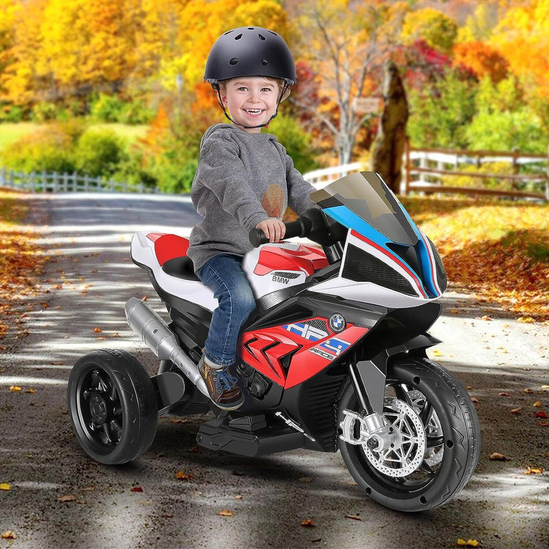 Licensed BMW 12V Battery Powered Electric Ride-On Motorcycle for Kids
