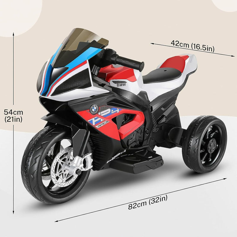 Licensed BMW 12V Battery Powered Electric Ride-On Motorcycle for Kids