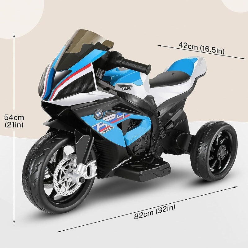 Licensed BMW 12V Battery Powered Electric Ride-On Motorcycle for Kids