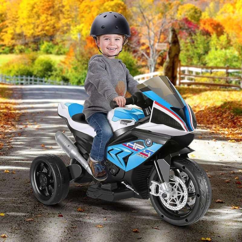 Licensed BMW 12V Battery Powered Electric Ride-On Motorcycle for Kids