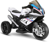 Licensed BMW 12V Battery Powered Electric Ride-On Motorcycle for Kids