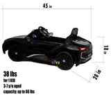 Licensed BMW 12V RC Ride-On Coupe for Kids with MP3 Player - Available in Multiple Colors