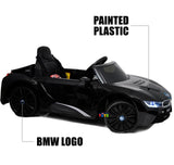 Licensed BMW 12V RC Ride-On Coupe for Kids with MP3 Player - Available in Multiple Colors