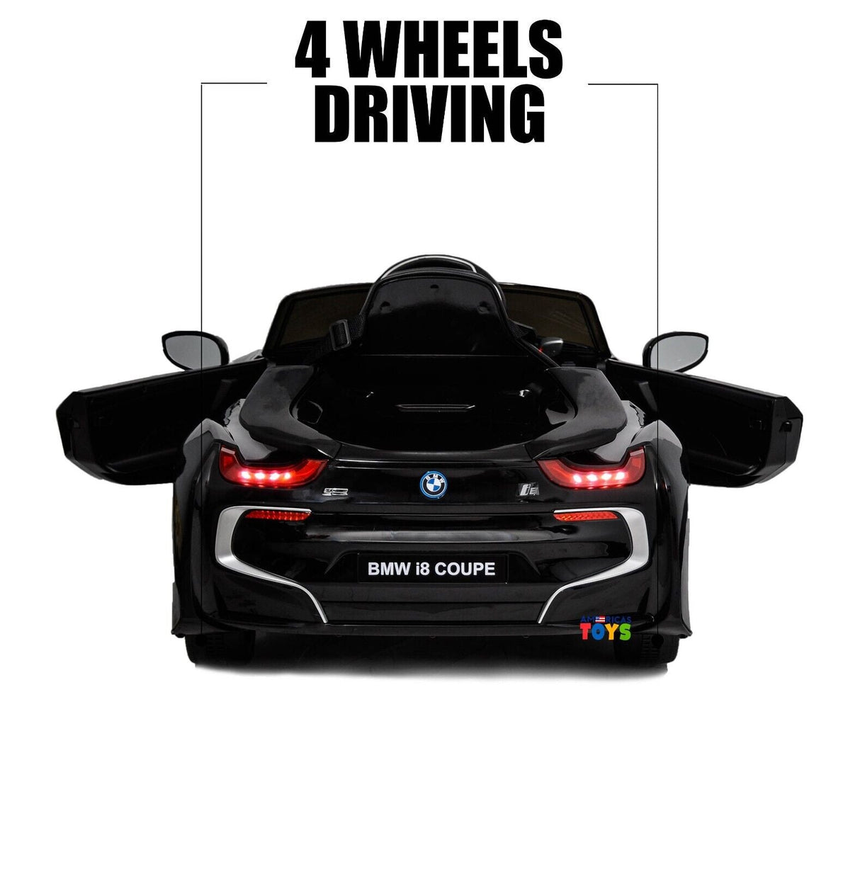 Licensed BMW 12V RC Ride-On Coupe for Kids with MP3 Player - Available in Multiple Colors