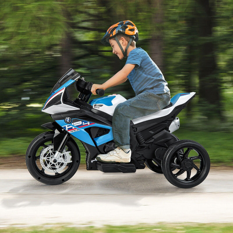 Licensed BMW 3-Wheel Electric Ride-On Motorcycle for Kids with Light and Music