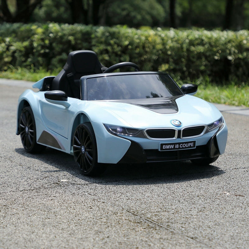 Licensed BMW i8 Electric Ride-On Car for Kids with Remote Control - 12V Powered Vehicle