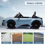 BMW I8 Electric Blue Kids Ride-On Car with Remote Control - Perfect for Christmas!